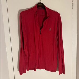 johnnie-O Vibrant Red Performance Quarter-Zip